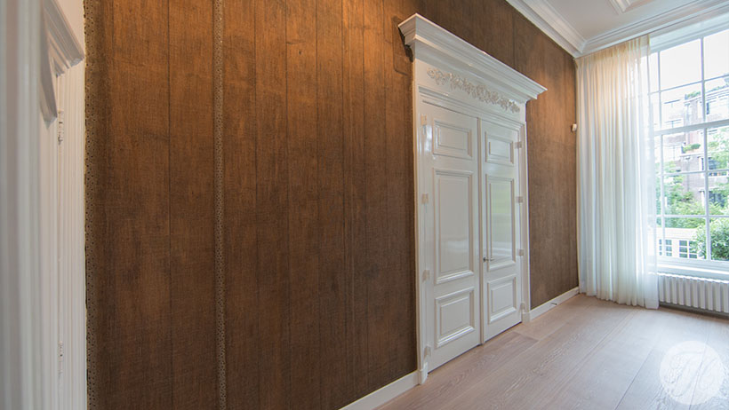 Aanbrengen klassieke betengeling in monumentaal pand Herengracht Amsterdam