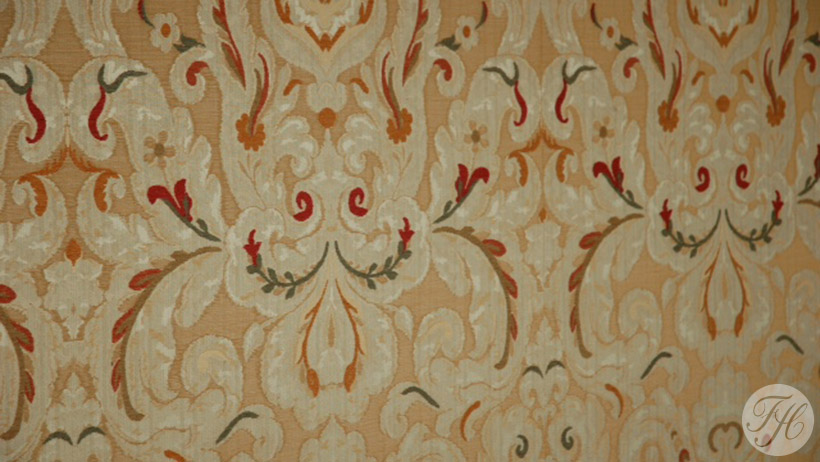 detail stoffen wandbespanning