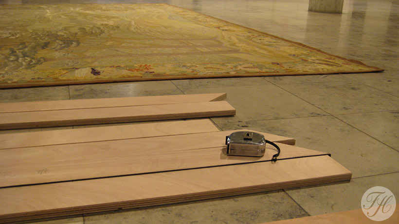 detail houten raamwerk en goblin