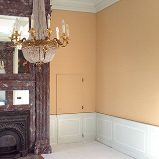 stoffen wandbespanning Kasteel Renswoude, Renswoude