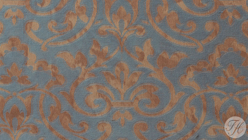 detail stoffen wandbespanning monumentaal pand West-Indisch Huis Dordrecht